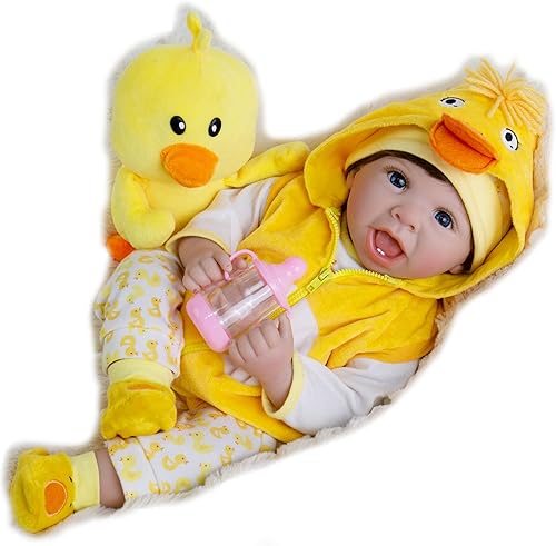 Muñeca Reborn  Muñecas de bebé recién nacidas realistas de 22 pulgadas  Conjunto de regalo de muñeca de bebé realista con cuerpo suave y pesado, con