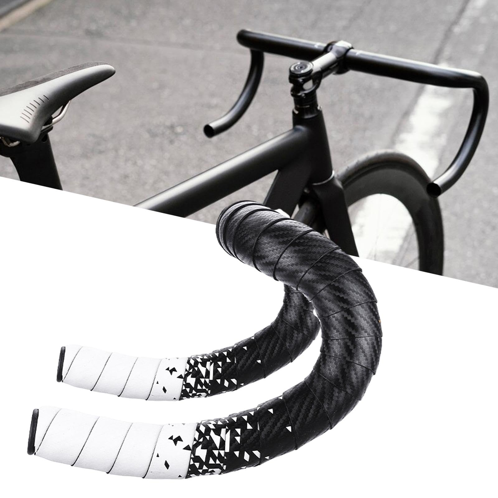 ZIMAOER Rennrad Lenkerband - Rutschfest Mit Gel-Dämpfung Für Besseren Griff