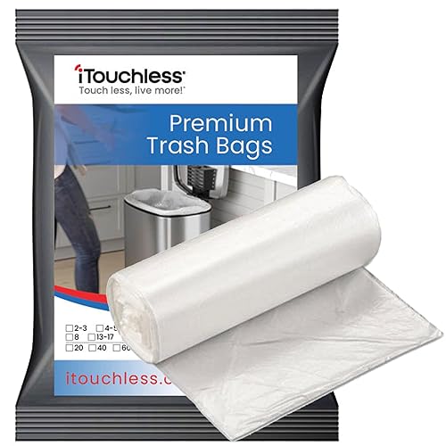 Miniatura 7 de iTouchless SoftStep - Cubo de basura pequeño circular de 3.2 galones con cubo interior extraíble y filtro de olor AbsorbX, acero inoxidable, cubo de