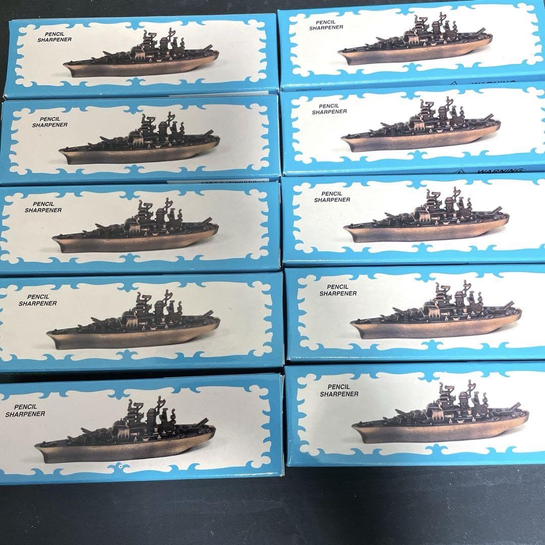 【山猫】アンティークシャープナーおまとめ Amazon.co.jp: アンティークシャープナー 軍艦 鉛筆削り 10個