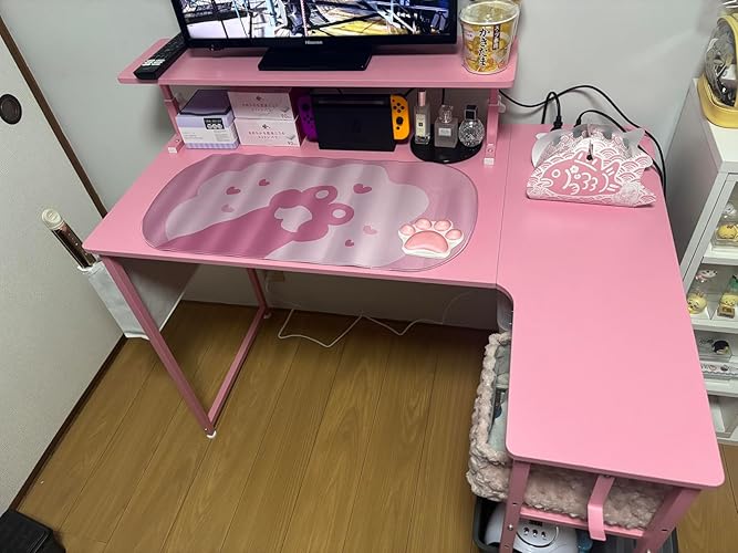 Dowinx ゲーミングデスク パソコンデスク LS-GDH06 Amazon.co.jp: Dowinx ゲーミングデスク パソコンデスク 収納一体型 有