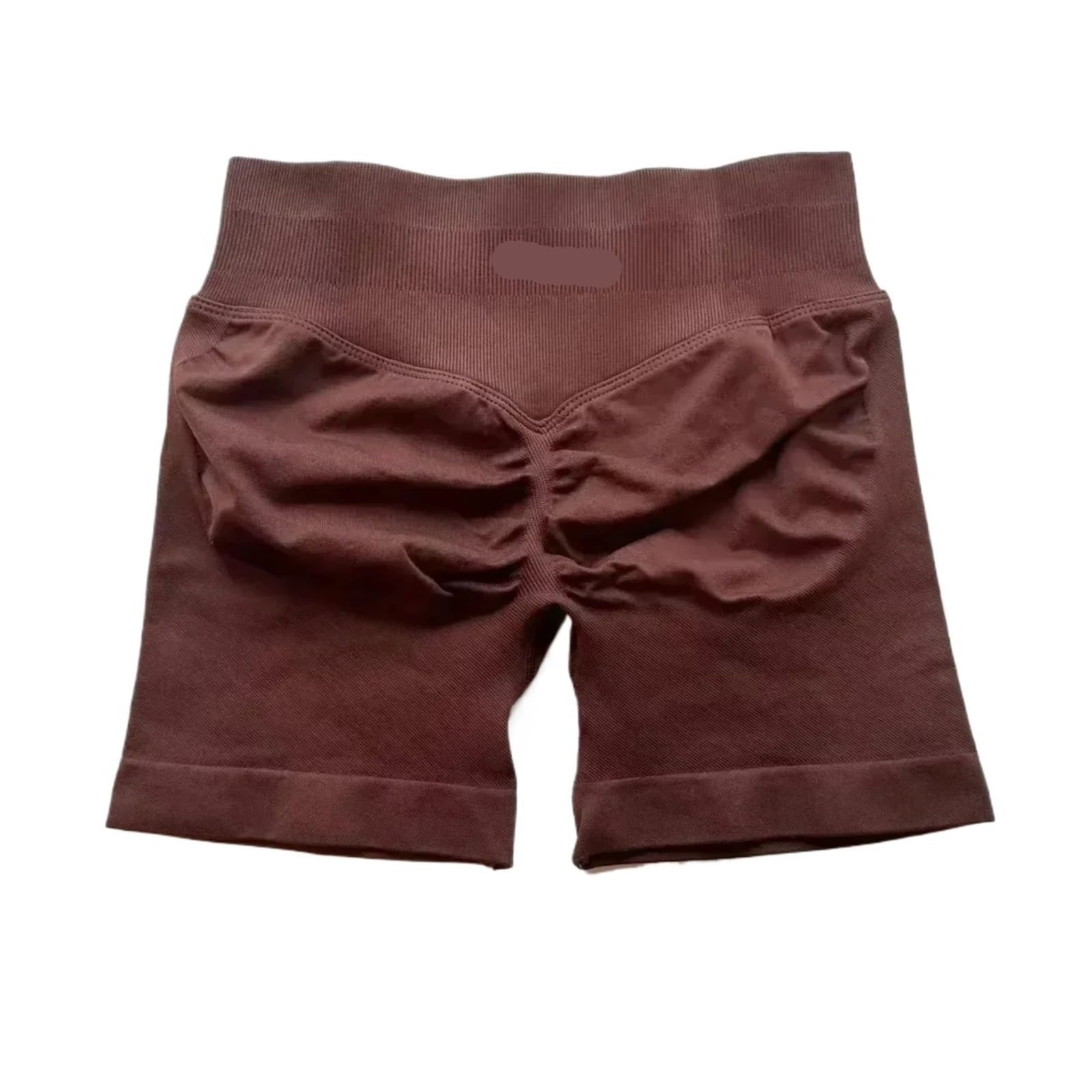 Pantalones Cortos Deportivos sin Costuras for Mujer, de Cintura Alta, for Yoga, Fitness, Ciclismo, Gimnasio, Verano para Cintura Alta Ciclismo Yoga(Color 5,L)