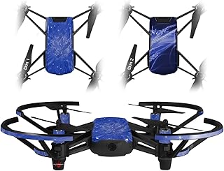 Skin Decal Wrap 2 Pack for DJI Ryze Tello Drone Stardust Blue Drone NOT Included