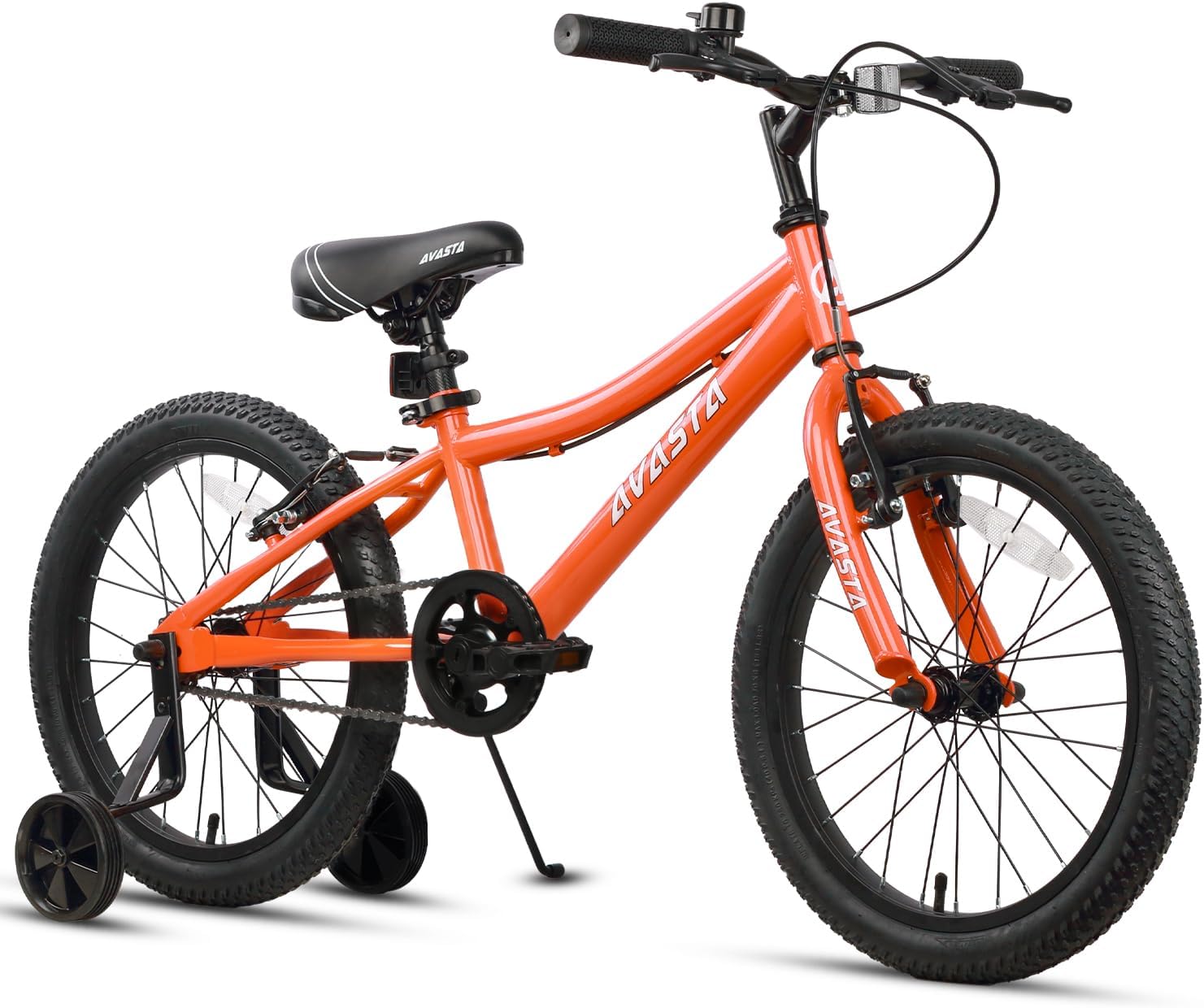 Bilbo 18 20 24 Inch Kids Bike for Boys Girls 5-14 Years Old, Retro Style High Carbon Steel Bicycle with Adjustable Handlebars and Seat, Dual V-Brakes, Kickstand, Multiple Colors