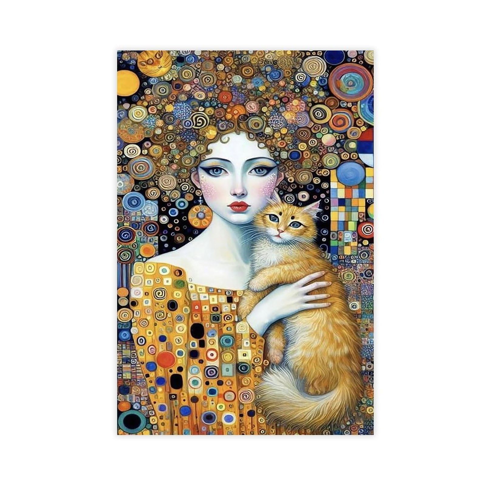 Poster Gustav Style 8 toile décoration murale chambre bureau 40x60cm