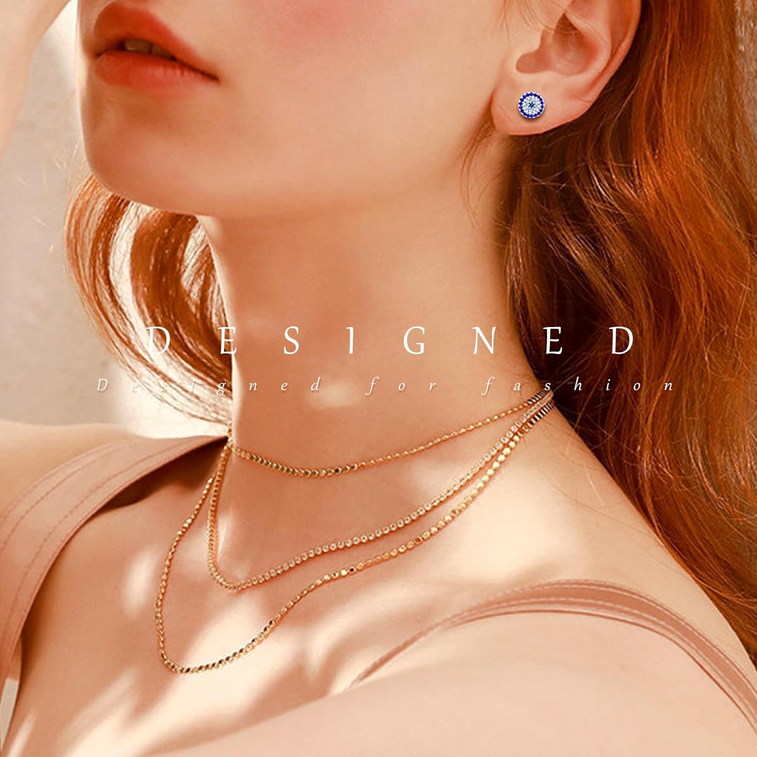 Earrings for Women 925 Sterling Silver Evil Eye Stud Earrings Blue Round Stud Jewelry Fashion Simple Studs 7mm - Image 5