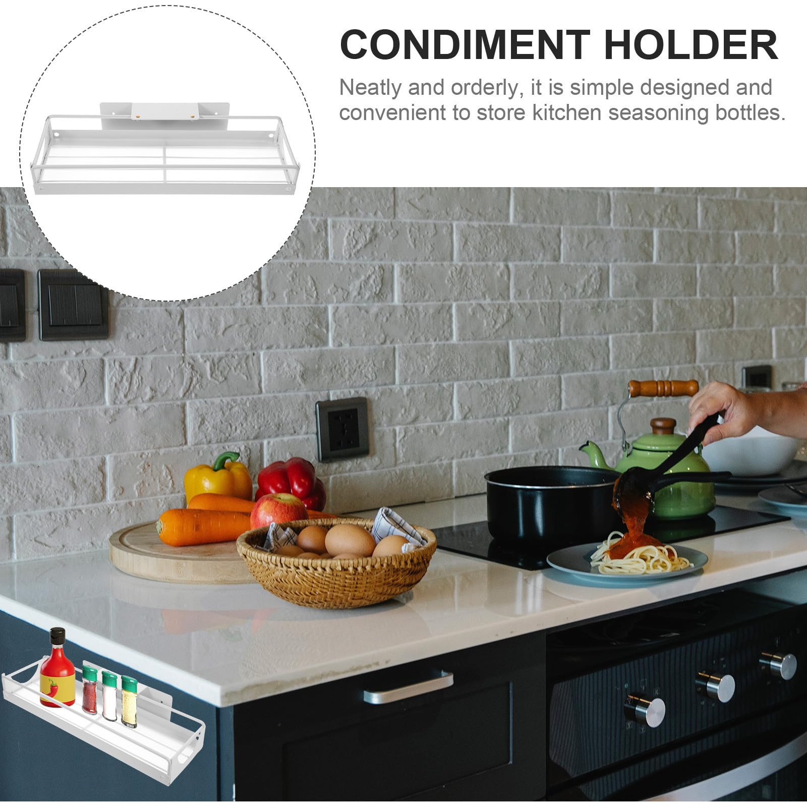 Estante Deslizante para Almacenamiento Debajo del Fregadero en Acero al Carbono Blanco Diseño Extraíble para Cocina y Baño, Instalación Fácil y Acceso Conveniente