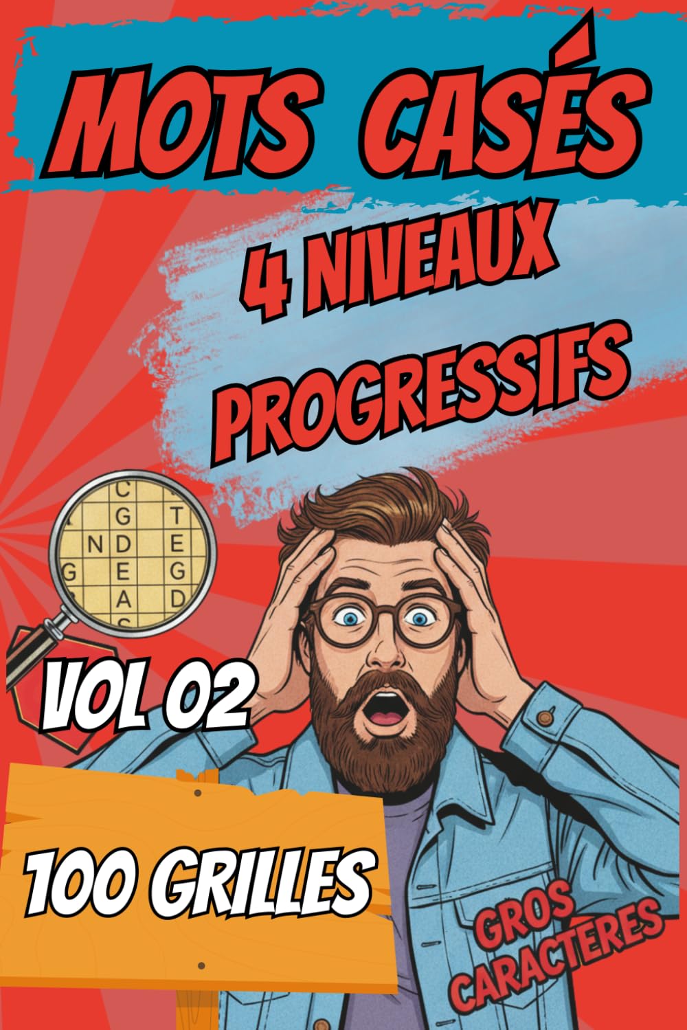 Mots Casés Pour Adultes et Seniors – Gros Caractères – 100 Grilles avec Solutions – Pour Entraîner La mémoire et se Détendre: Cahier de Jeux de ... Idéal pour Passer Le Temps et Soulager