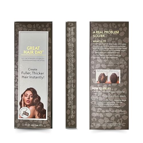 Miniatura 8 de Polvo matizador para el cabello Joan Rivers, de uso diario, talla única Se ajusta a todos, Blanco