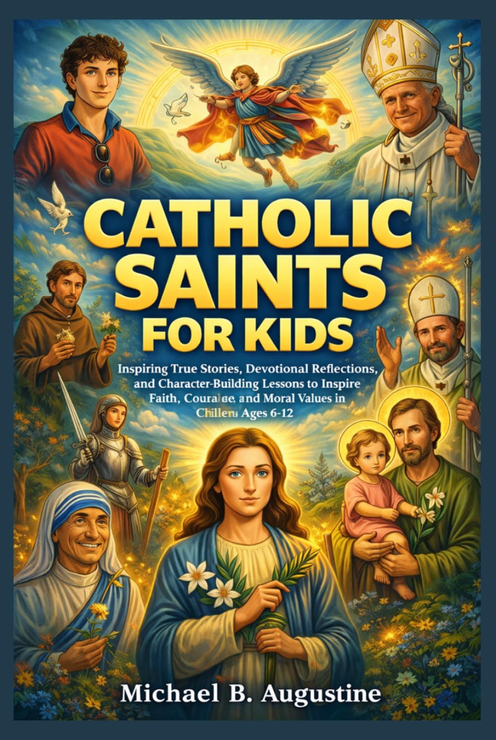Catholic Saints For Kids: Inspiring True Stories, devotional reflections and character-Building lessons to inspire faith, courage and moral values in children ages 6-13
