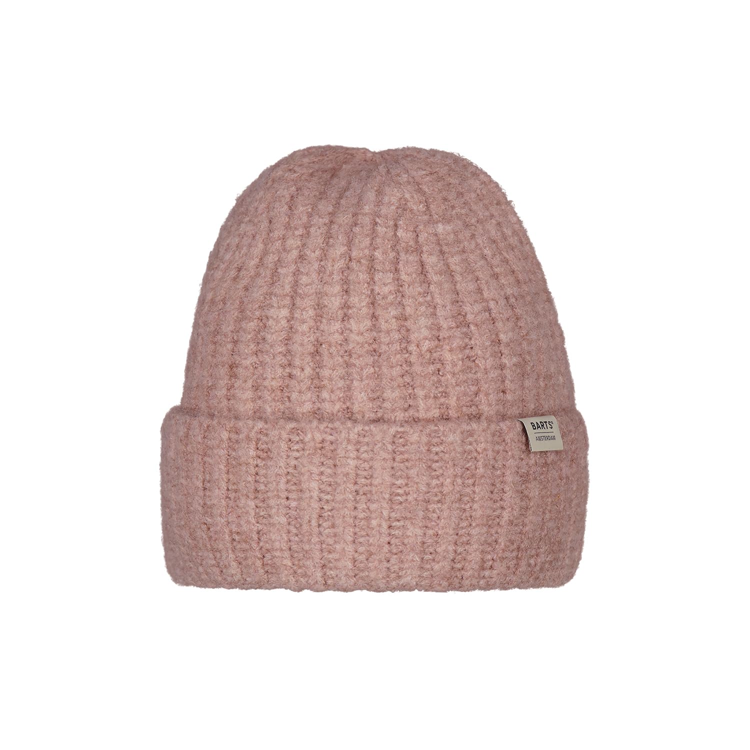 Bonnet Neide Beanie Barts rose avec maille douce extensible et ajustement taille unique