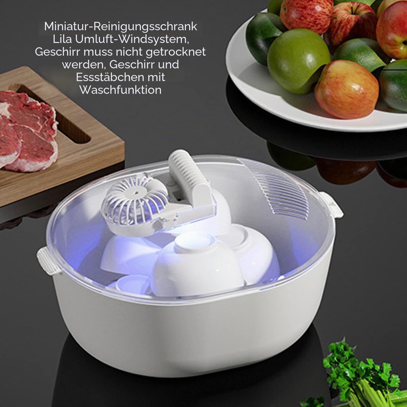 Auftaukorb für Gefrorenes Fleisch, Auftaugerät Zum Schnellen Auftauen von Gefrorenen Lebensmitteln, Schnelles Auftauen von Lebensmitteln und Auftauplatte, Schnelle und Gesündere