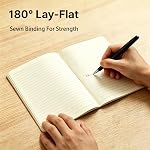 16 Pack Notebook Journals for Travelers, Students and Office, Writing Diary Subject Notebooks Planner with Thick Paper, 60 Pages, 30 Sheets, 8.3x5.5 inch, A5 Size, Travel Journal Set (Lined)