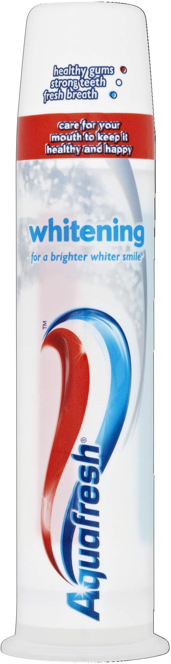 Aquafresh Whitening Toothpaste Pump, 100 ml, Pack of 6