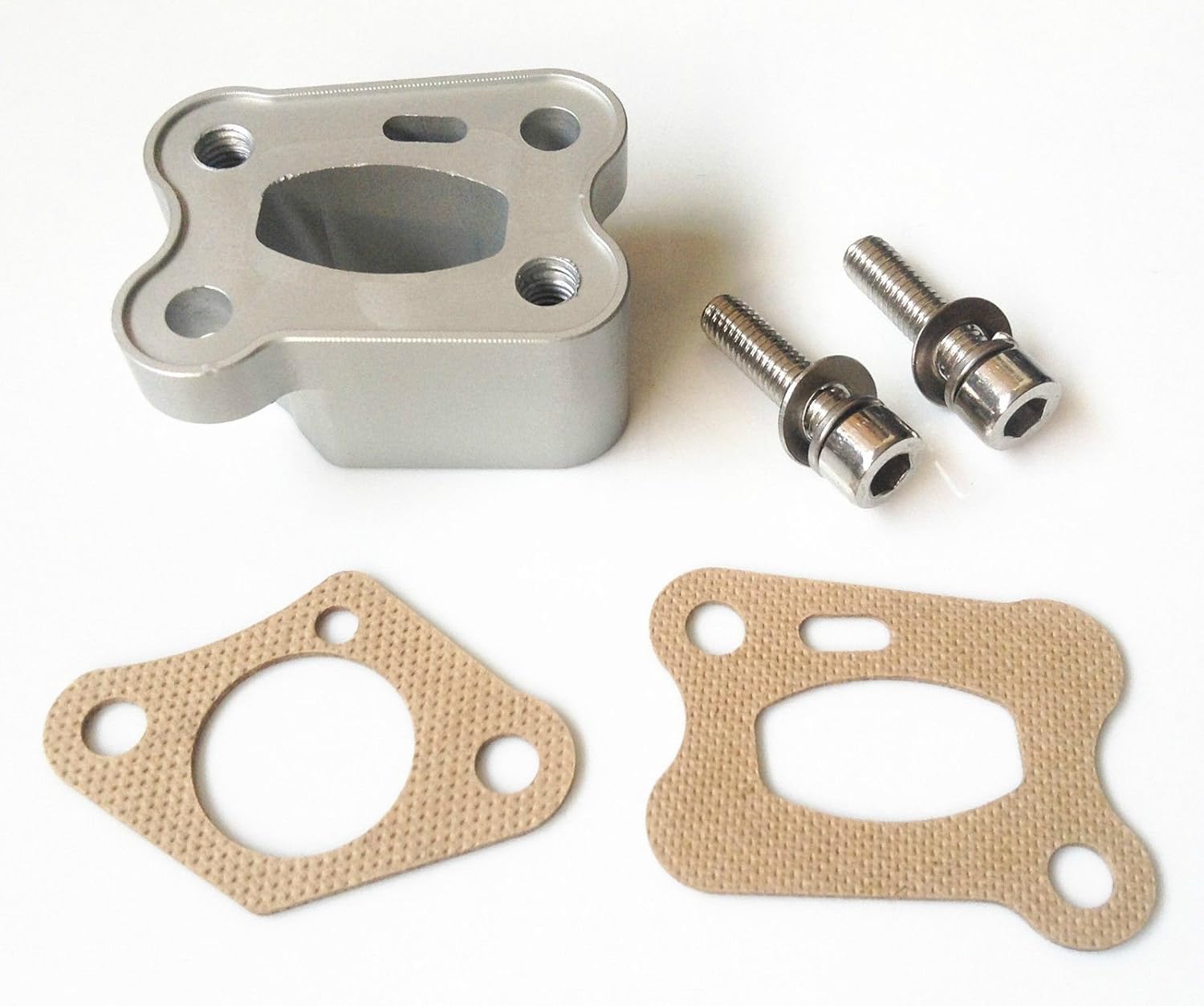 CNC Isolator Carb Block with Gasket 26CC RCMK Zenoah Gas Engine RC Boat RC#329