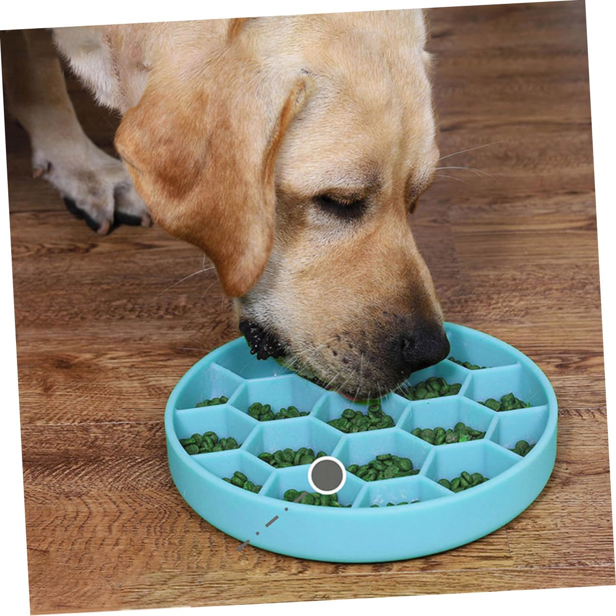 VICASKY Ciotola per Cani Ventosa Antiscivolo Design Unico Angoli Arrotondati Slow Feeder in Silicone Anti-ingozzamento Facile da Pulire, per L'alimentazione Lenta