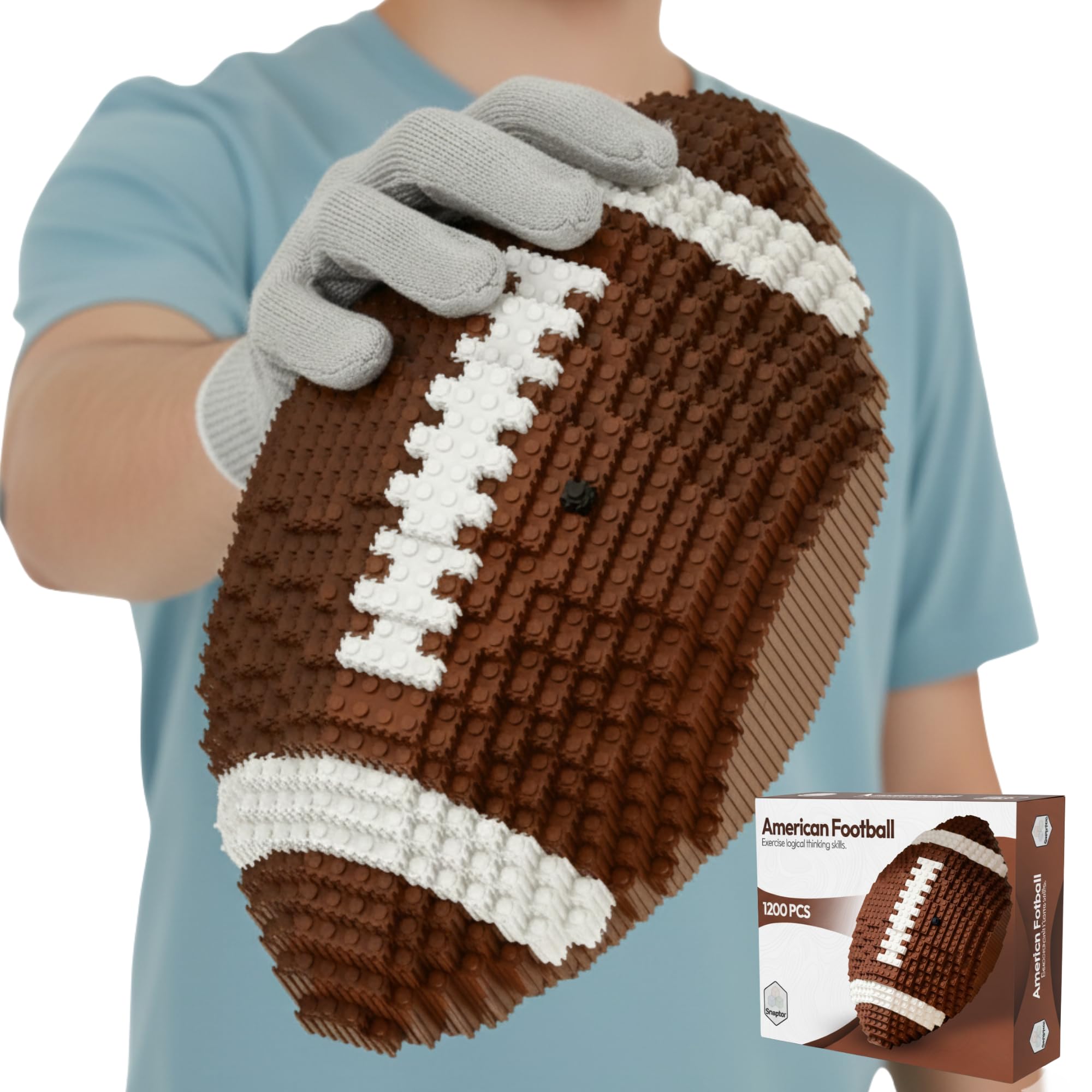 Amazon.com: Snaptor Football 3D Building Block Set - Educational