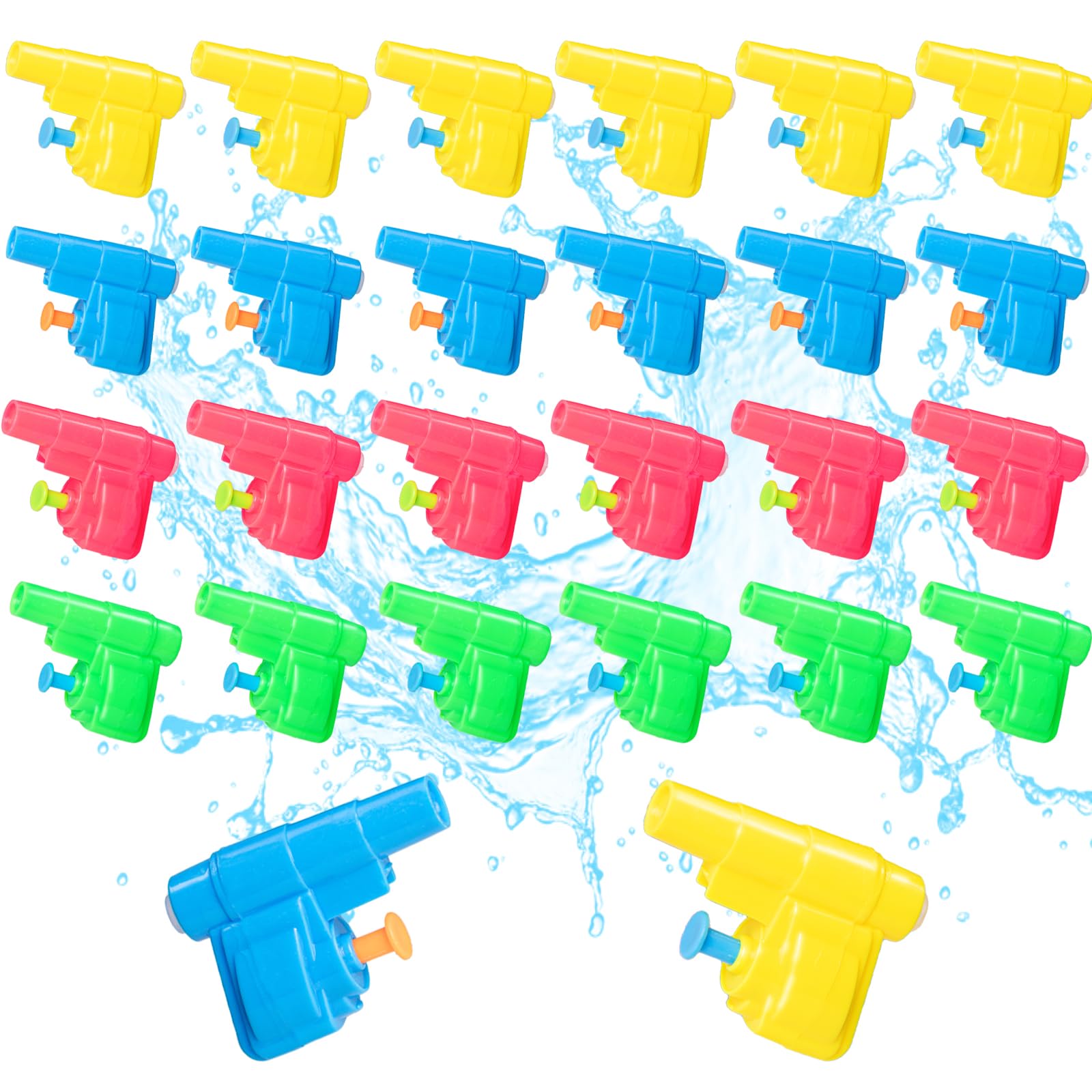 Kabwea 12 paquetes de pistolas de agua para niños, pistola de agua para niños, pistola de pulverización de agua super soaker mini pistola de agua pequeña pistola de agua juguete de agua niños pistola