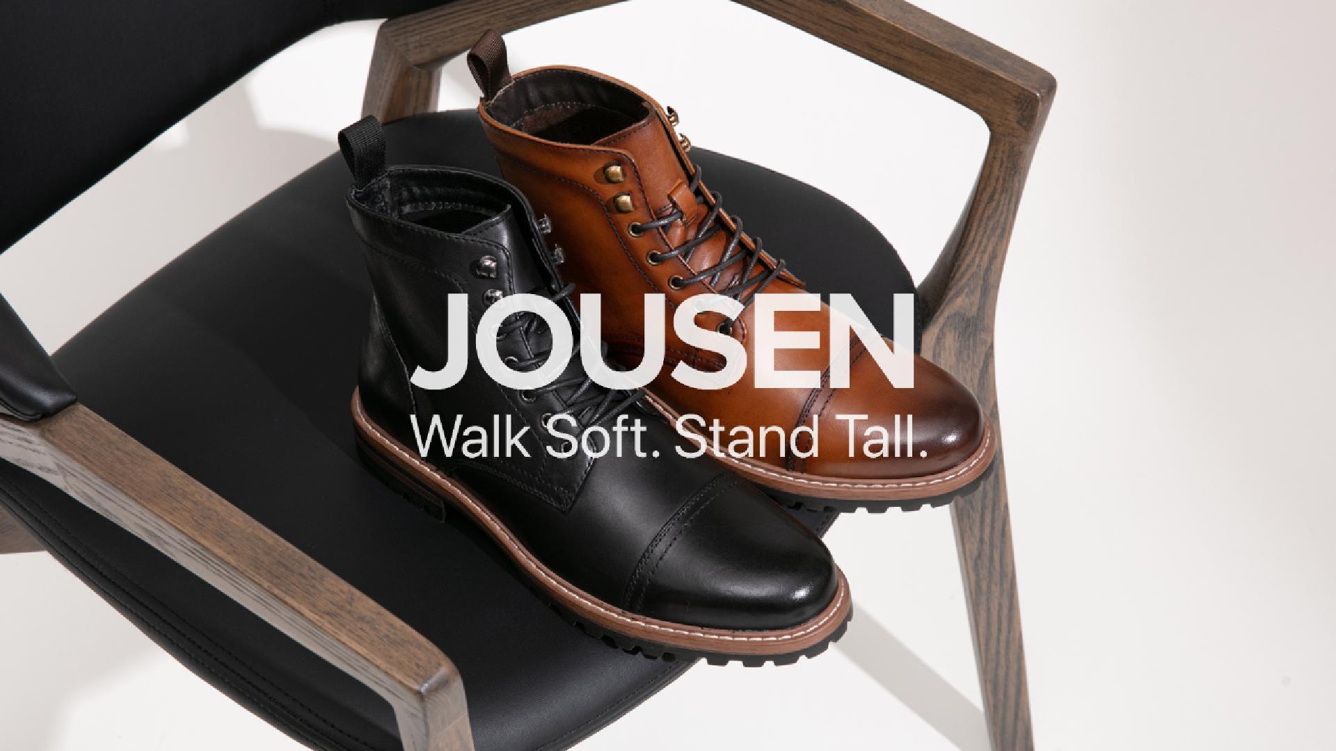 Amazon.com | Jousen Boots for Men Retro Fashion Casual Dress Boots