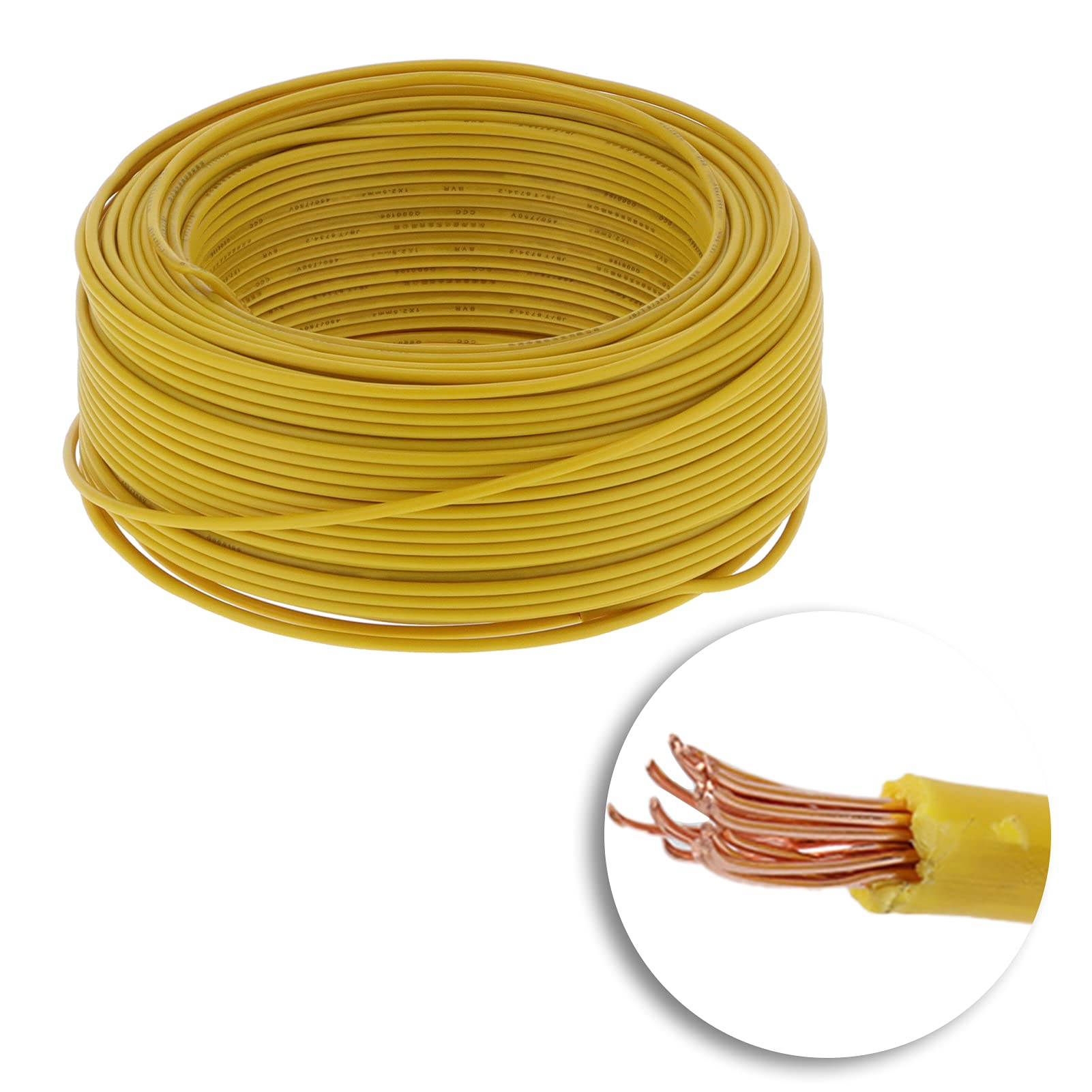 Cable de Cobre Flexible 2,5mm, Aislamiento de PVC 100m