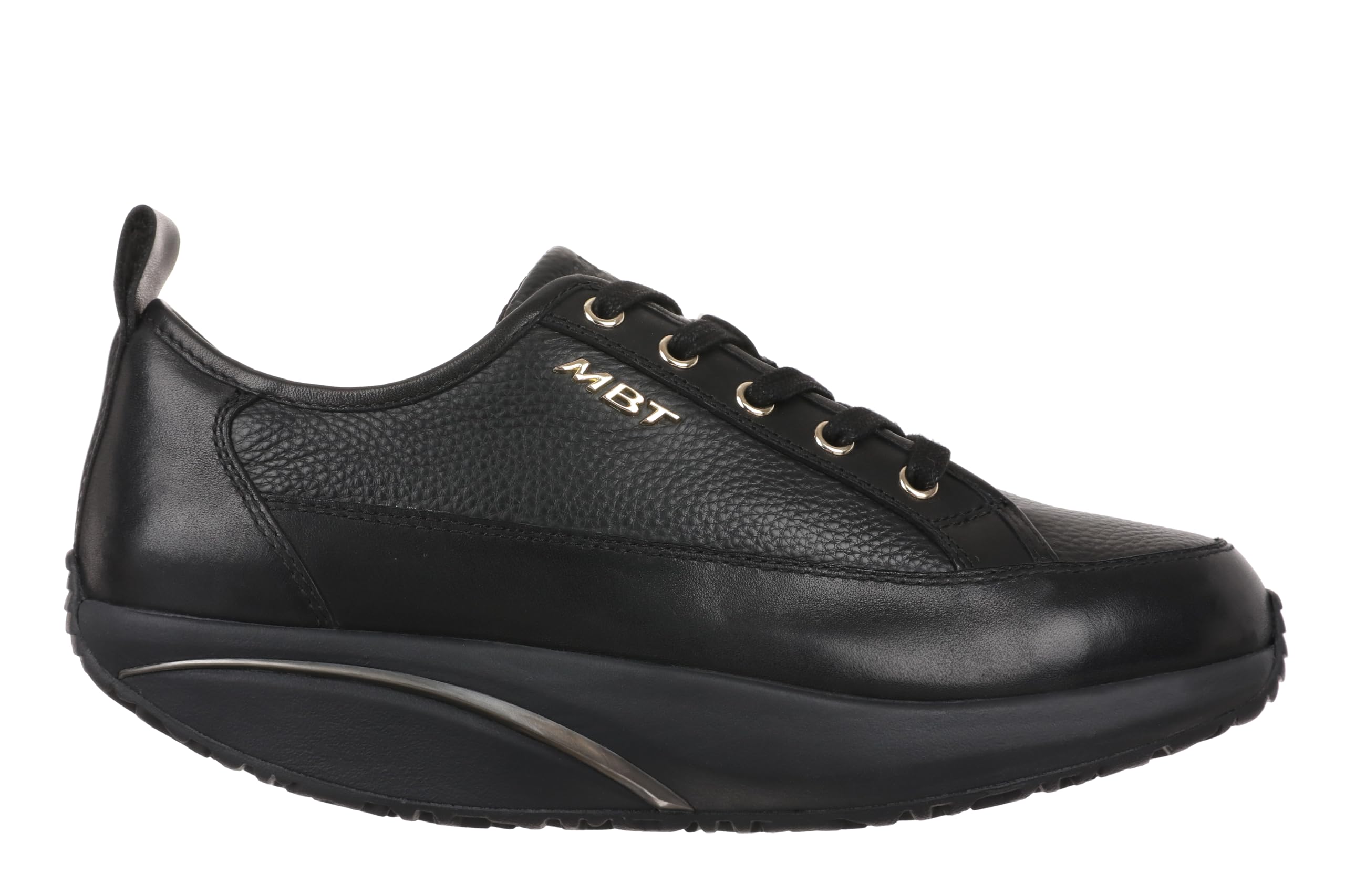 MBT-1997 OBU Zapatillas Casual para Mujer en Napa y Cuero Granuloso. Calzado Fisiológico, Anatómico y Cómodo con Suela Curva. Plantilla de PU con Buena Amortiguación y Transpirabilidad.