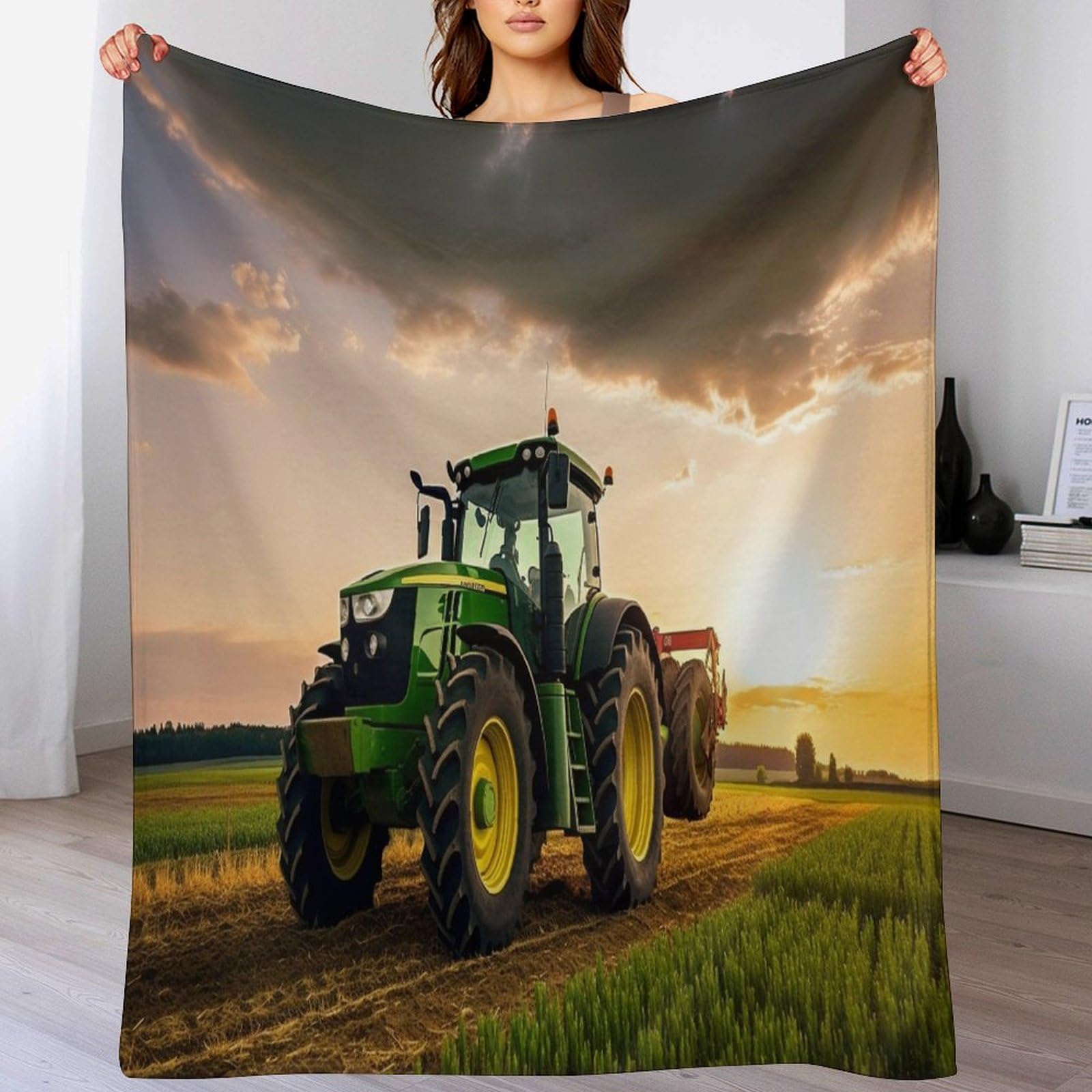 Couverture tracteur pour enfants : le cadeau d'anniversaire doux et hypoallergénique