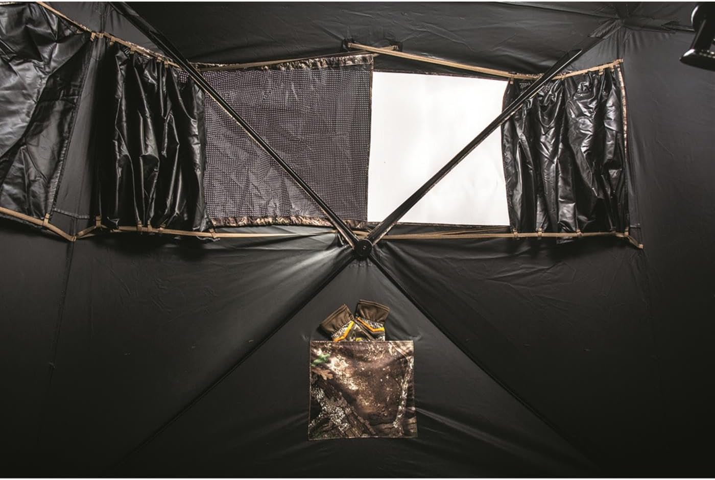 Guide Gear Flare 270 Pop-Up Hunting Camo Ground Blind for Deer, Duck, Bow, and Turkey Hunting Gear, Equipment, and Accessories RT APX