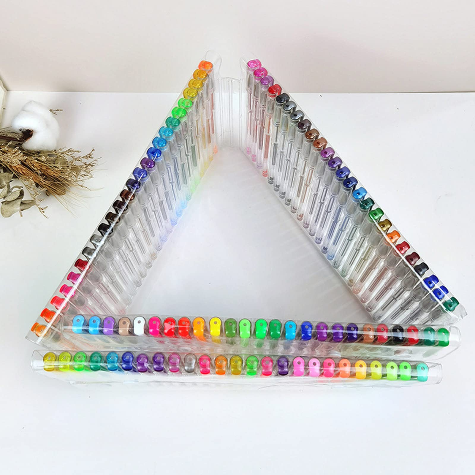Penne gel Set da 100 colori per libri da colorare Penna gel colorata Punta fine da 0, 5 mm Ideale per bambini Scarabocchi per adulti Scrapbooking