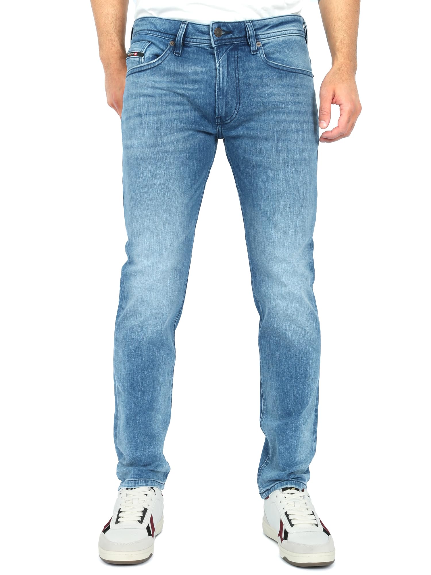 Diesel - Herren Slim Fit Low Waist Stretch Jeans - Thommer R RB066, Größe:W34, Länge:L32