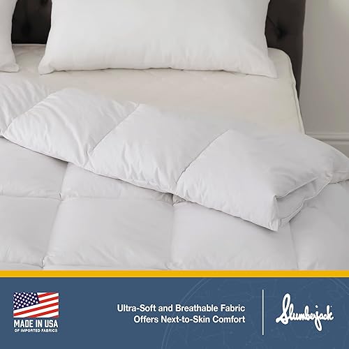Miniatura 3 de Slumberjack Relleno de edredón Queen  Tela transpirable aterciopelada de alta calidad, suave y acogedora, fabricada en Estados Unidos,
