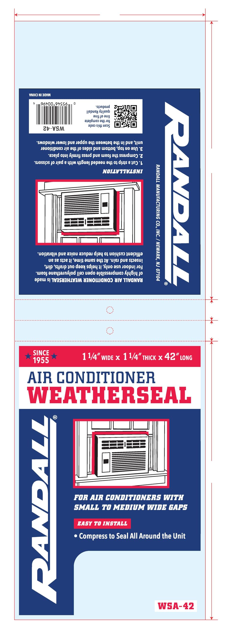 M-D 3-1/2-ft X 2-1/4-in Gray A/C Foam Air Conditioner Weatherstrip 02535 At