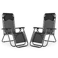 IntimaTe WM Heart Set x 2 Sdraio da Spiaggia Pieghevole reclinabile da Giardino Gravità Zero