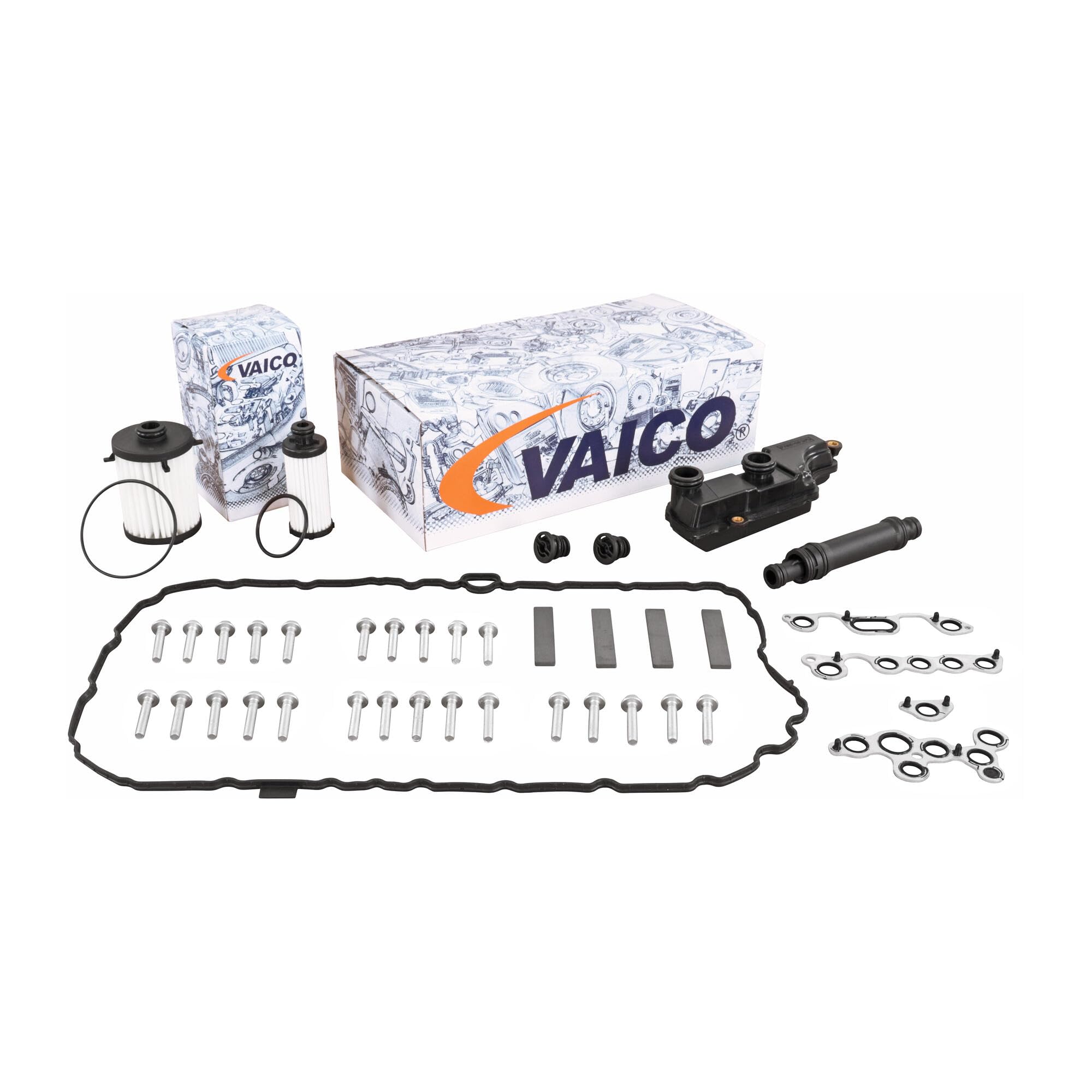VAICO Kit pezzi, cambio automatico-cambio olio V10-5390-BEK Compatibile con: AUDI A4 Allroad B9, A4 B9, A4 B9 Avant, A5, A5 Cabriolet, A5 Sportback, A6 C7, A6 C7 Avant, A6 C8, A6 C8 Avant