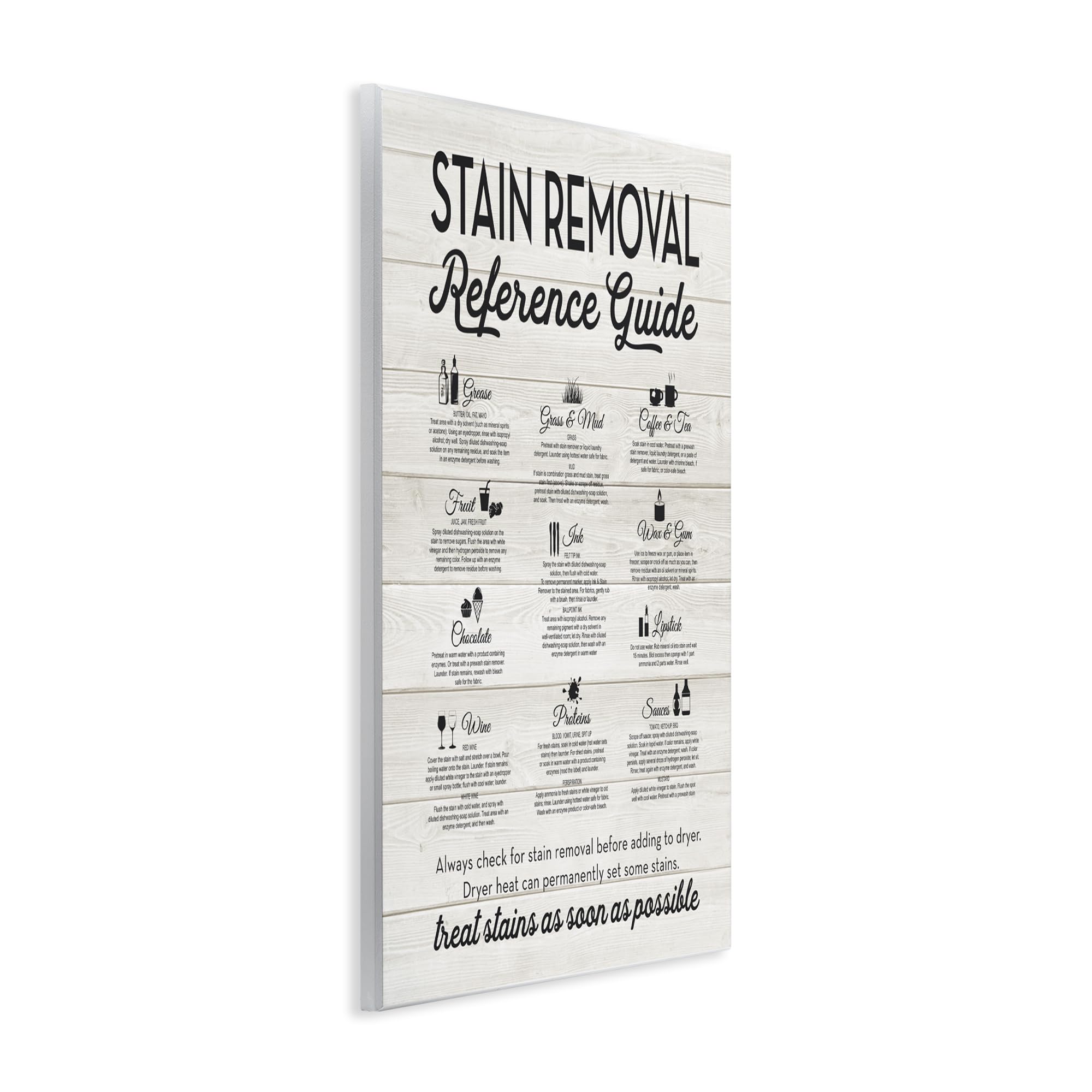 Stupell Industries - Placa de pared (13 x 19 cm), diseño de Artist Lettered and lined