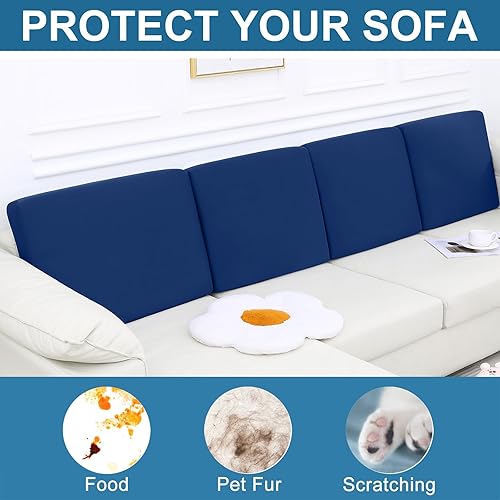 Miniatura 361 de Smiry Fundas de cojín de sofá con estampado, fundas de sofá elásticas y suaves para sofá, funda de sofá antideslizante lavable protector de muebles