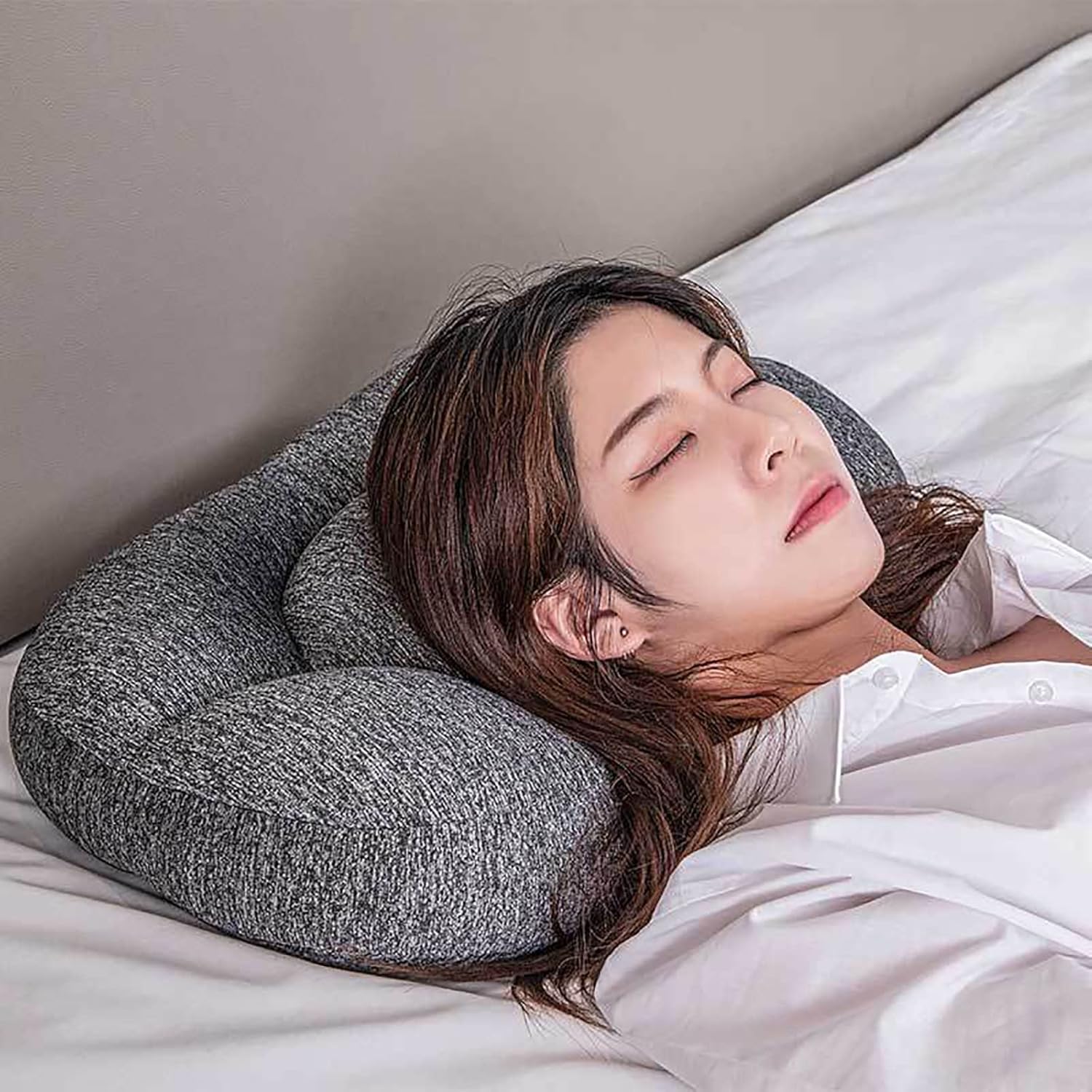 3D Goodnight Pillow, Egg Sleeper Pillow, Memory Foam Soft