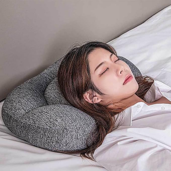 3D Goodnight Pillow, Egg Sleeper Pillow, Memory Foam Soft