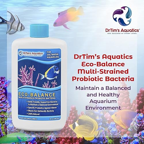 Miniatura 2 de DrTim's Aquatics Eco-Balance para acuarios de agua salada bacterias probióticas de apoyo múltiple para mantener un ambiente equilibrado de pecera, 4