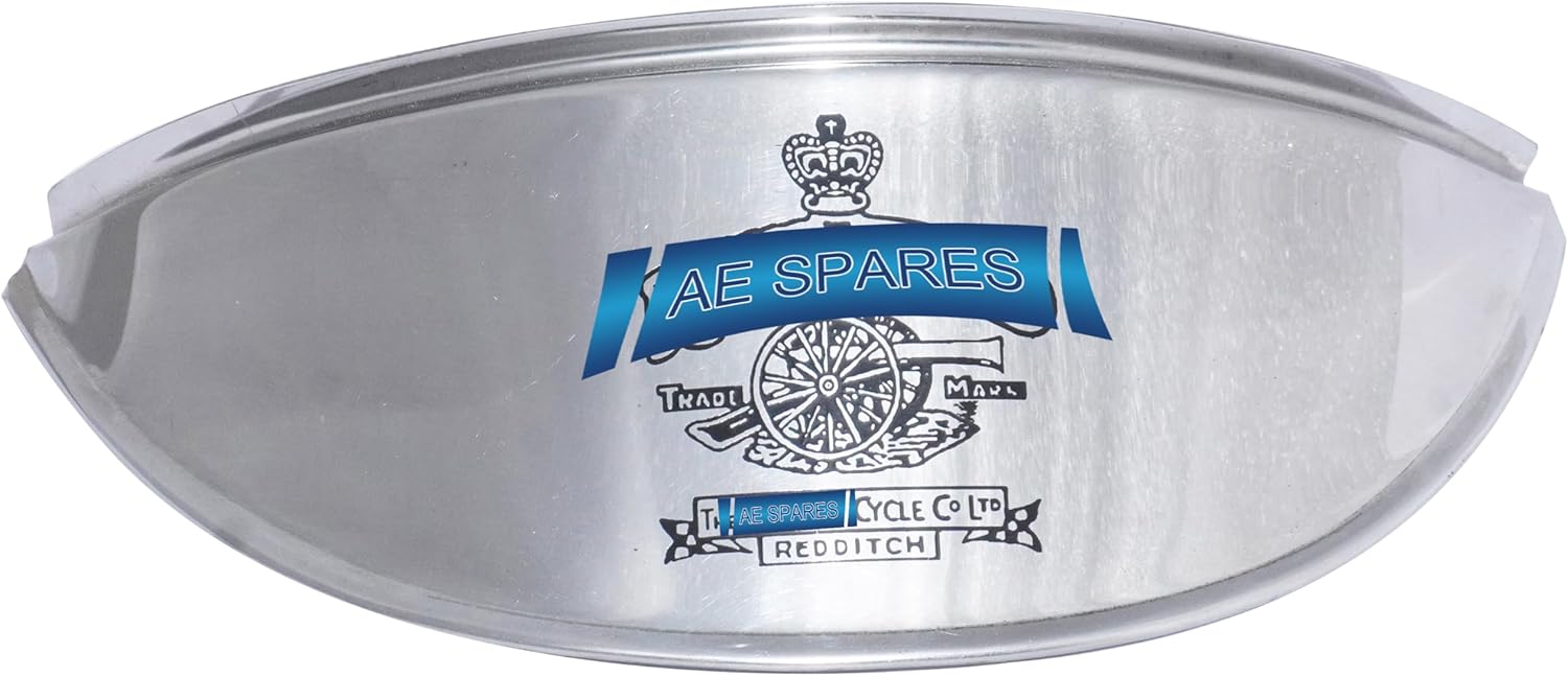 Fits For Royal Enfield Cannon Embossed Headlight Headlamp Shade Steel Chrome