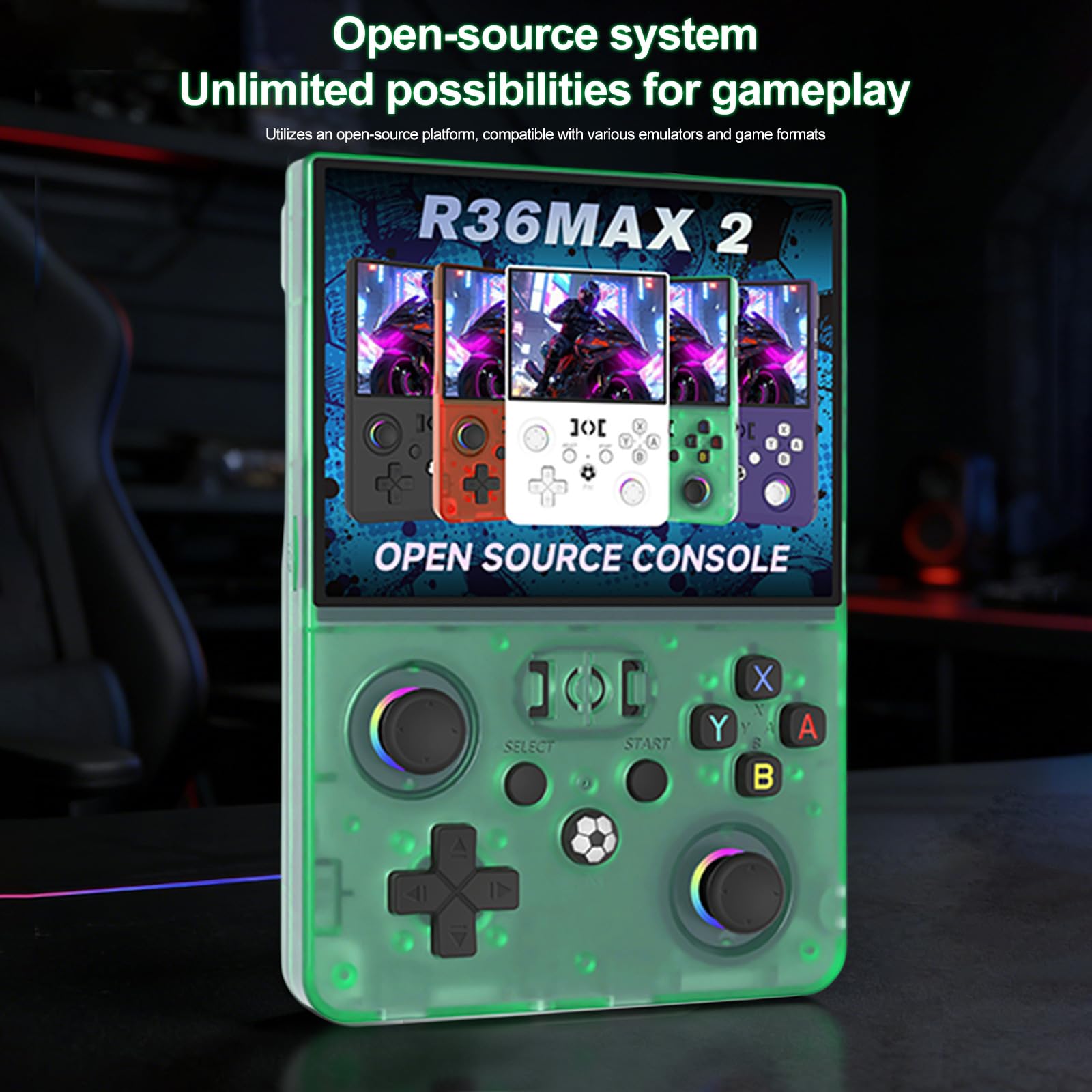 Console video retrò portatile con schermo IPS HD da 4,5 pollici Console di gioco retrò Batteria integrata da 4000 mAh Regali per papà marito