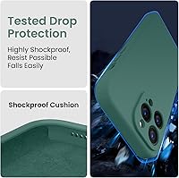 Vista 92 de FireNova Designed for iPhone 13 Pro Max Case, Silicone [Camera Protection] Phone Case with [2 Screen Protectors], Soft Anti-Scratch Microfiber Deep