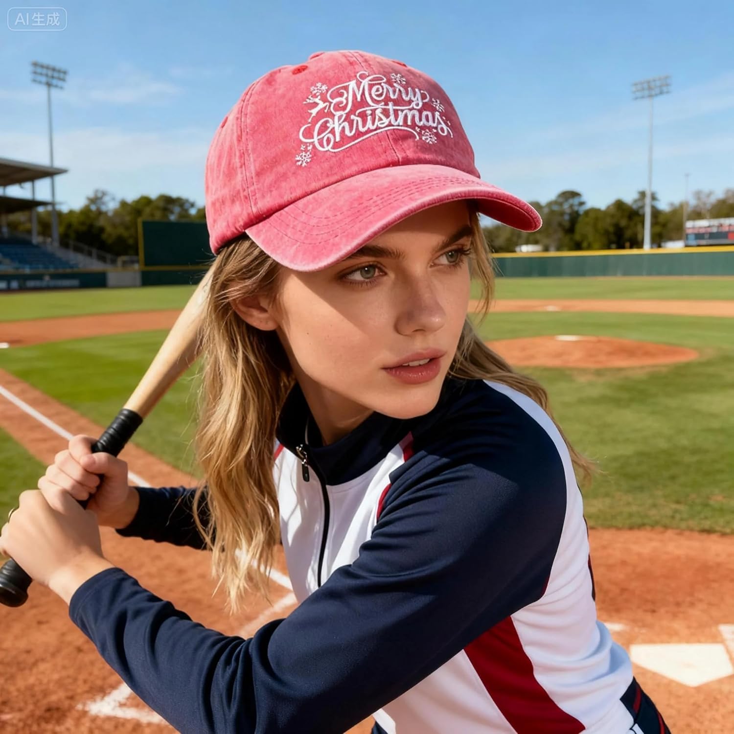 Merry Christmas Hats for Men Women - Embroidered Baseball Cap Adjustable Hat, Low Profile Dad Hats, Unisex Cotton Cap - Image 5