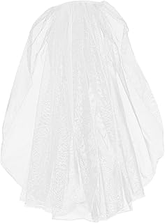 Wedding Bridal Comb Veil Short White Pearl Mesh Veil Prop Bridal Accessory for Wedding Dress Decoration