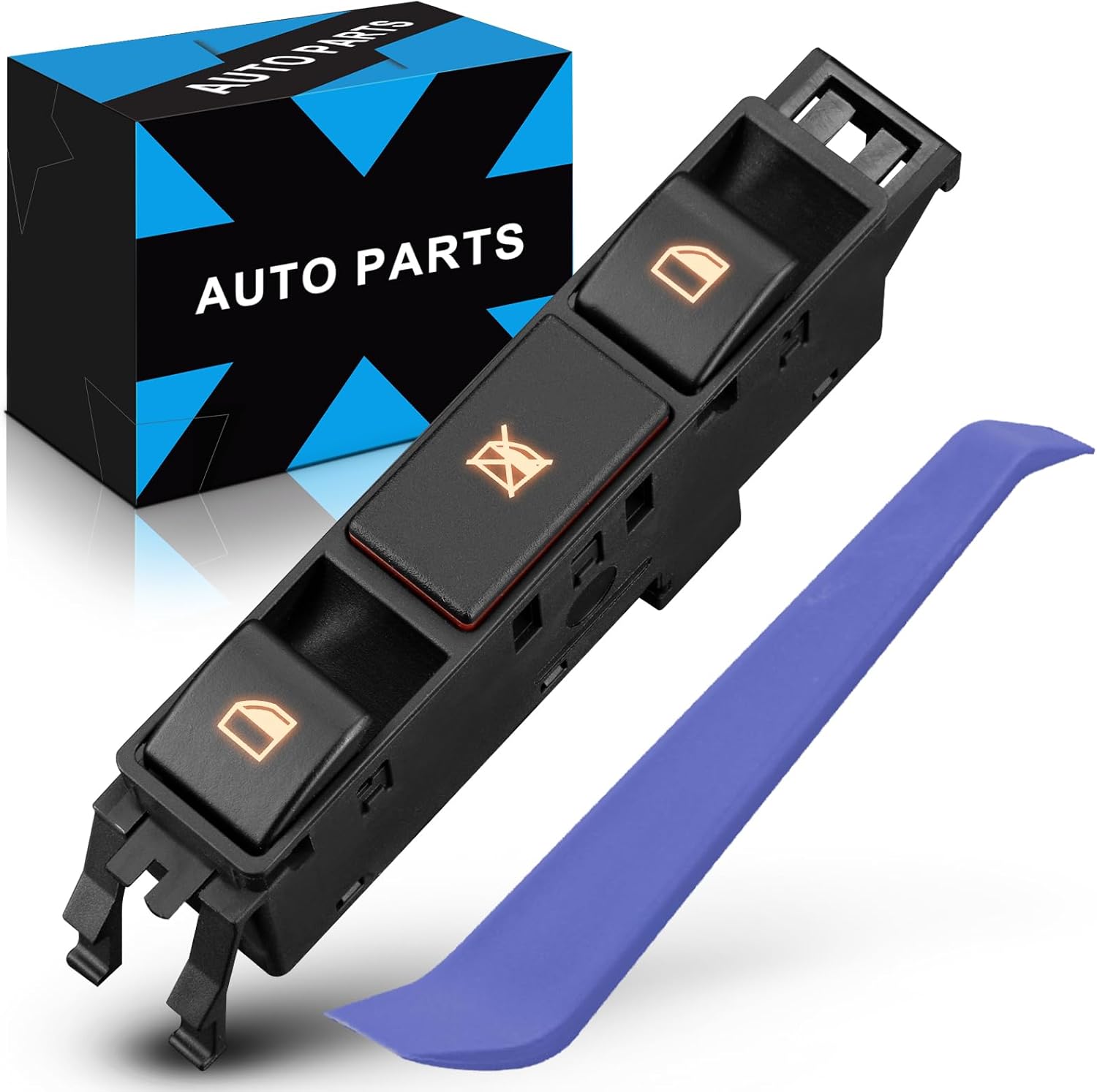 Upgraded 61316902184 Master Power Window Switch Front Left Driver Side for:-BMW 320i 323i 325i 325xi 328i 330i 330xi Window Control Switch, 901-525 1S13016 (1PC)