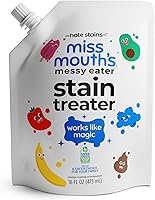 Vista 18 de Miss Mouth's Messy Eater - Spray para tratar manchas, paquete de 3 quitamanchas de 4 onzas, esenciales para recién nacidos y bebés, sin alimentos