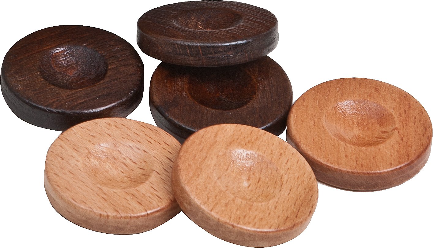 Bello Games New York, Inc. Socrates Walnut & Oak Wooden Backgammon Checkers from Greece