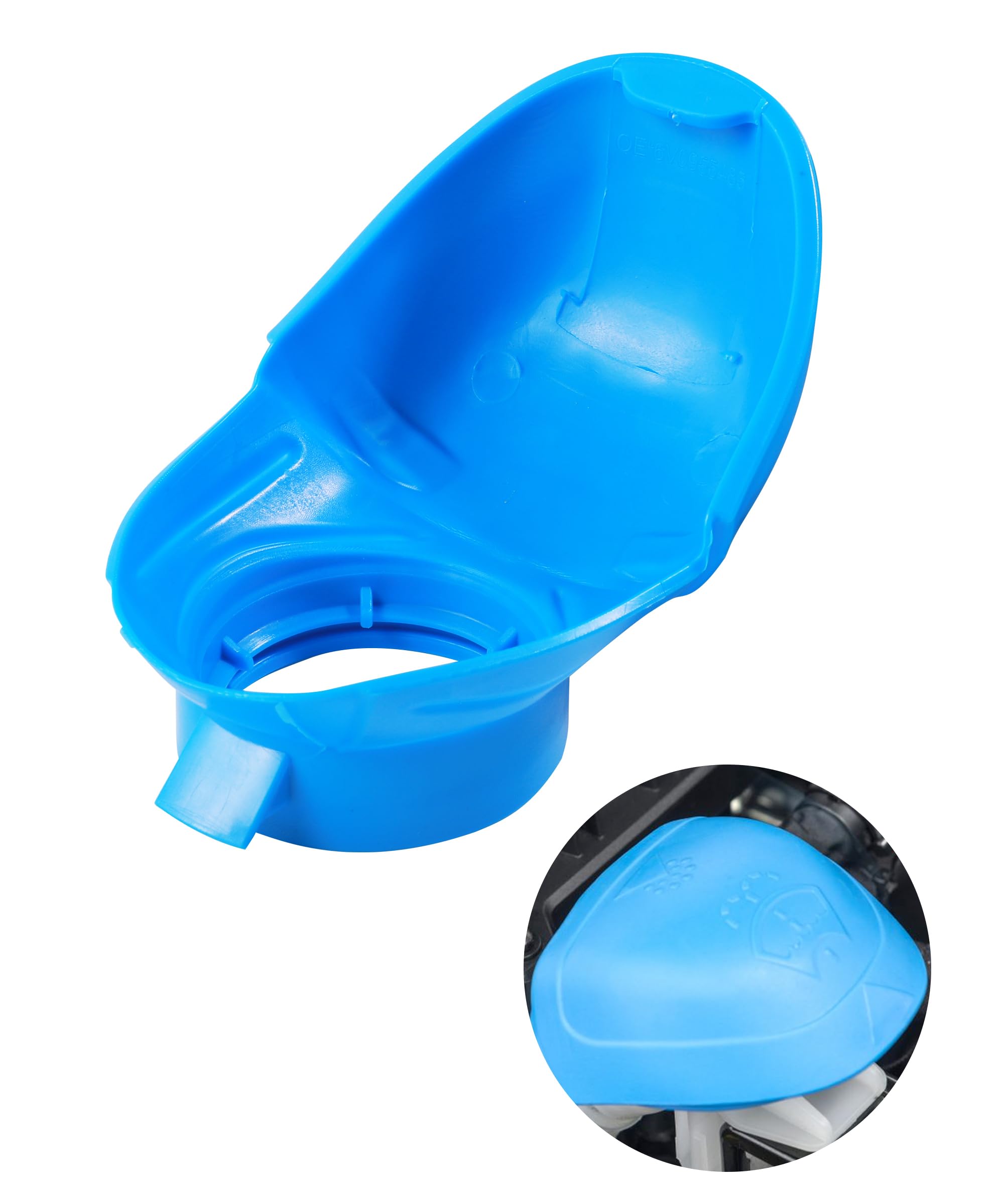 Flaconi Copertura Lavavetri per Auto,Tappo Serbatoio Lavavetri,Tappo di Ricambio per Serbatoio Dell’acqua dei Tergicristalli, Tappo del Liquido Lavavetri,Sostituisci il Numero OE: 6V0955485,000096706