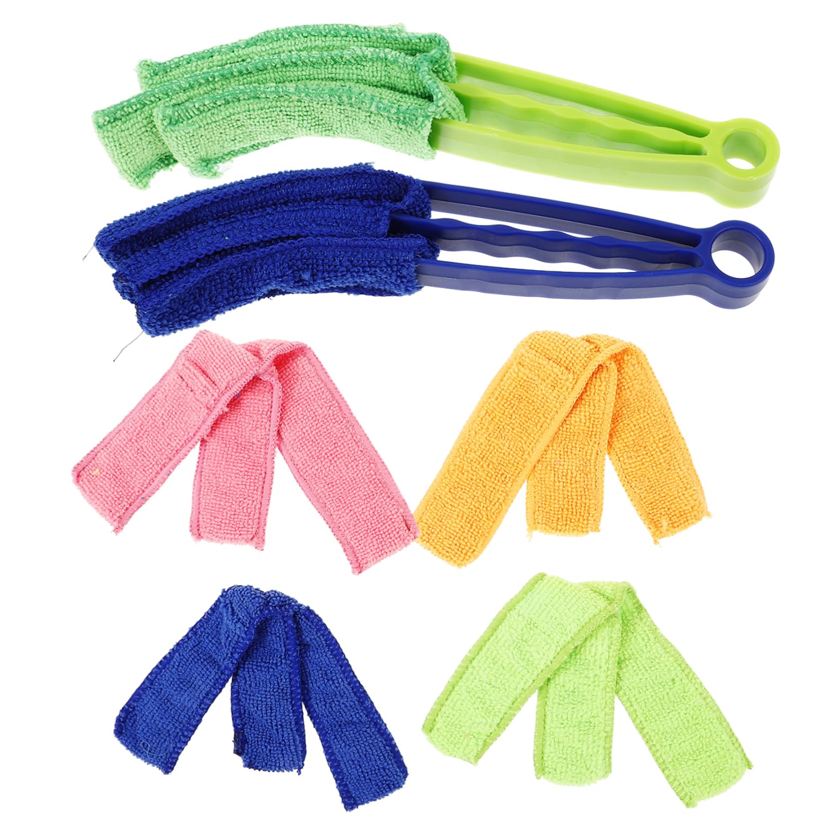 Uonlytech Cepillo De Limpieza para Persianas Cepillo De Aire Acondicionado Cepillo para Polvo Ciego Limpiador De Contraventanas Herramientas para Limpiar Persianas El Plastico