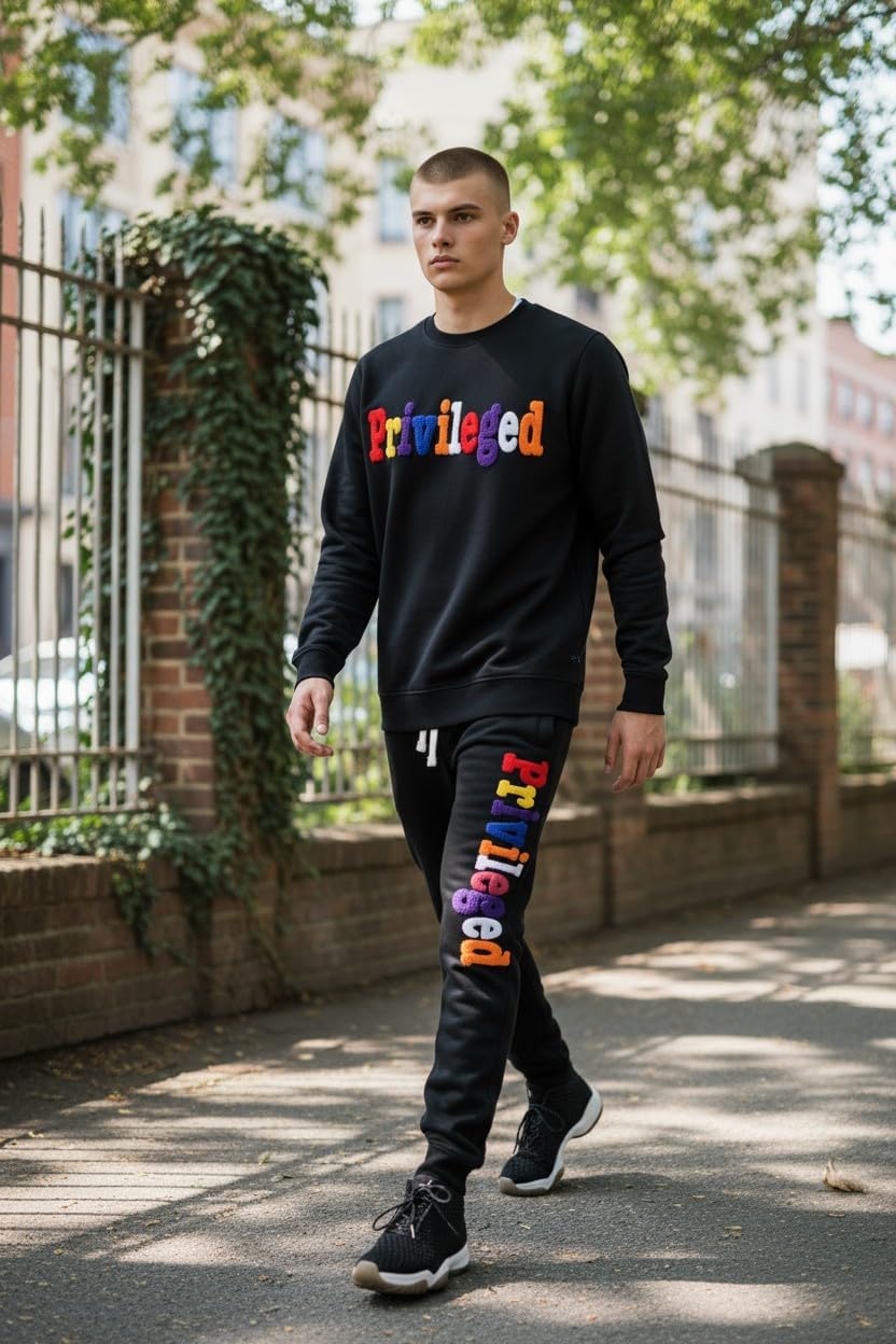 SCREENSHOT Mens Premium Hip Hop Fashion Pockets Fleece Pants - Image 2