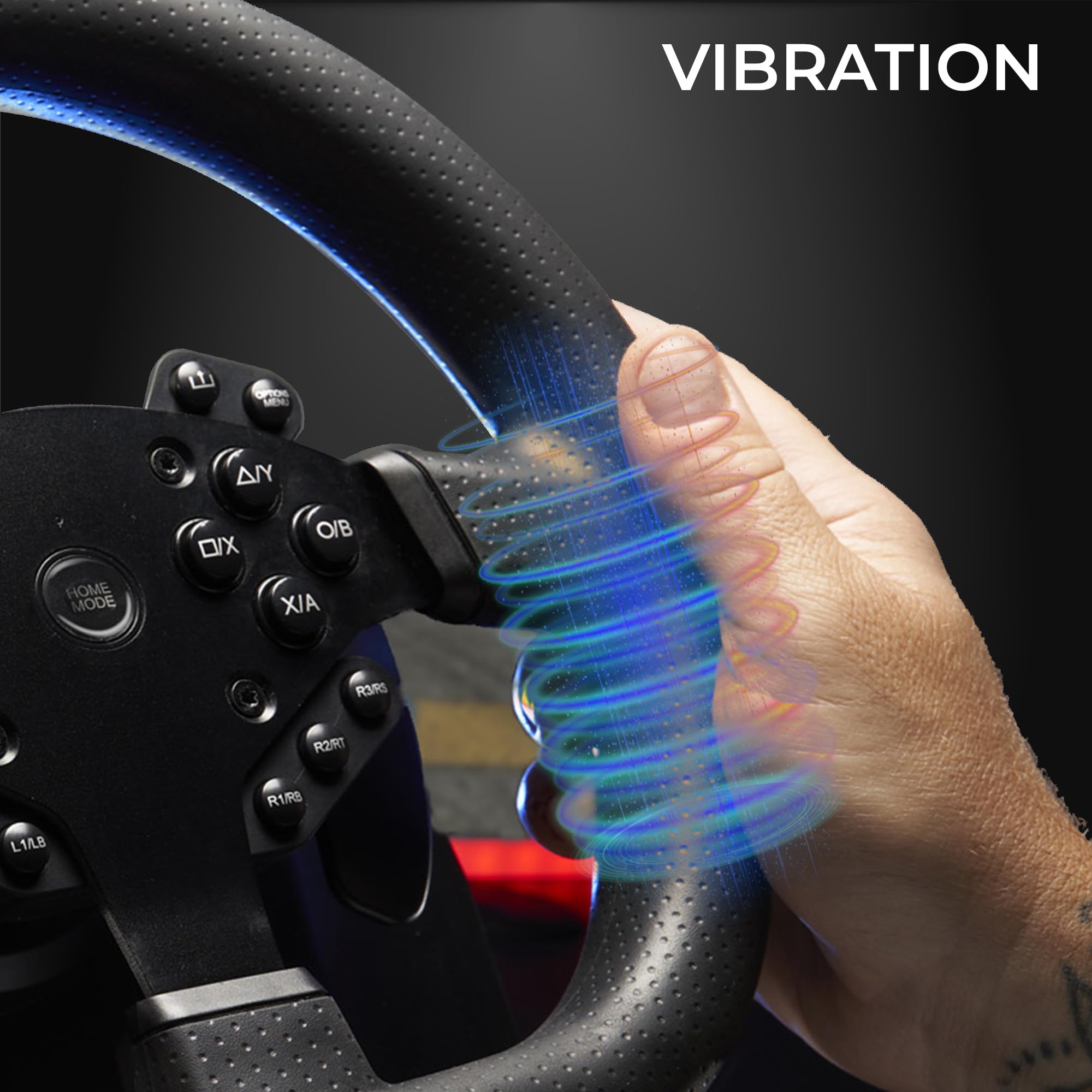 Volante da corsa SV950 con pedale e palette per Xbox Serie X/S, PS4, Xbox One, PC